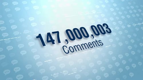 Contador de comentarios en redes sociales: cero a 150.000.000