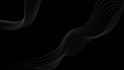 Abstract Wavy Fluid Lines Dynamic Background Animation