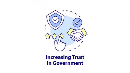 Corporate Trust and Security Animated Line Icons