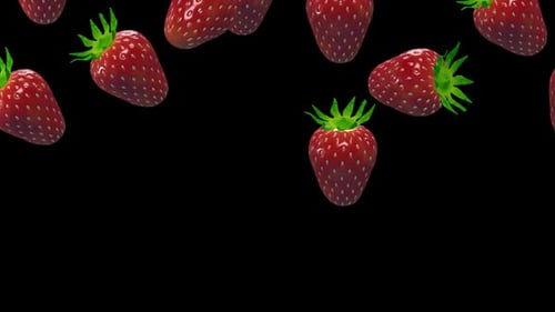 3D Strawberry Transition