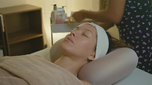 Indulge in a Relaxing Facial Treatment at the Spa Skincare and Beauty Therapy Session