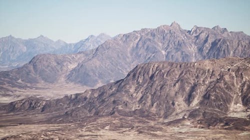 Vista aérea de la cordillera