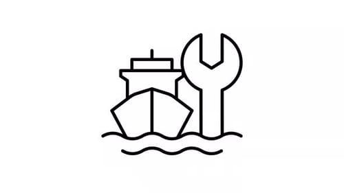 Ship repair line animation