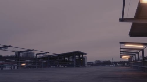 Leerer Parkplatz