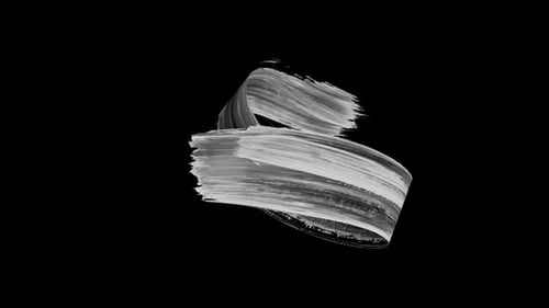 Artistic Paint Brush Stroke Reveal Transition