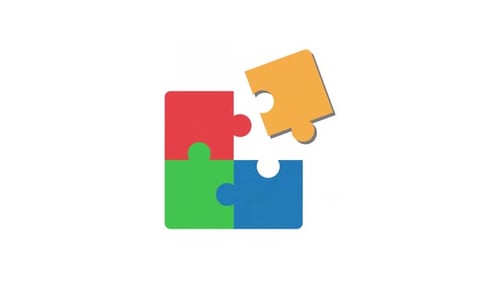 Colorful Puzzle Pieces Illustration