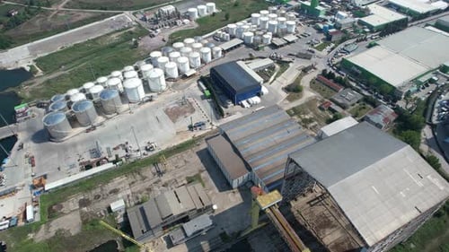 Aerial Industrial Area