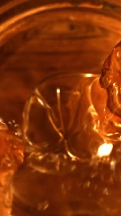 Black Tea is Poured Into a Cup Filmed on a Highspeed Camera at 1000 Fps