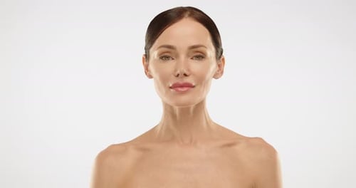 Woman Smiling Beauty Close Up