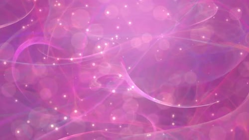 Ethereal Pink and Purple Abstract Flowing Lines Background Animation
