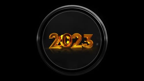 Black And Gold Year icon