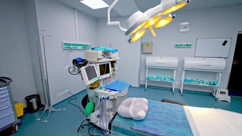 Operating Room Ready for Surgery in a Hospital