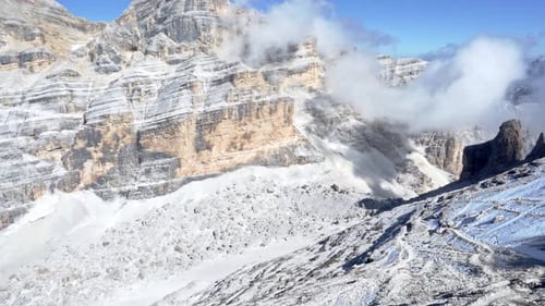 Alpine landscape in Dolomites