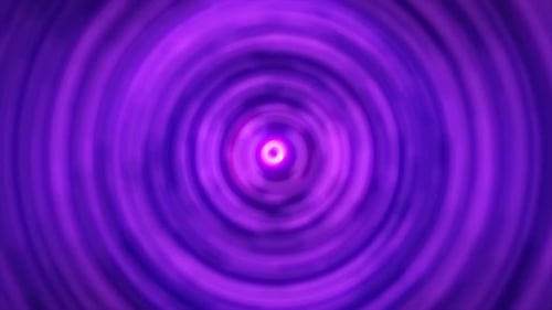 Fond abstrait de cercles radiaux d'énergie violet vif de tunnels en spirale