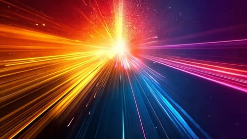 Lebendiger, radialer Energiestoß