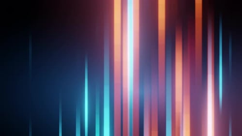 Energetic Futuristic Light Streaks Abstract Animation