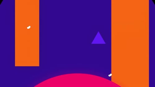 Vibrant Geometric Abstract Motion Graphics Background
