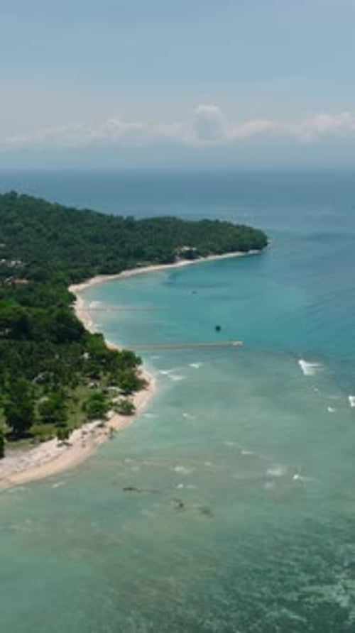Tropical Island in Samal Davao Philippines