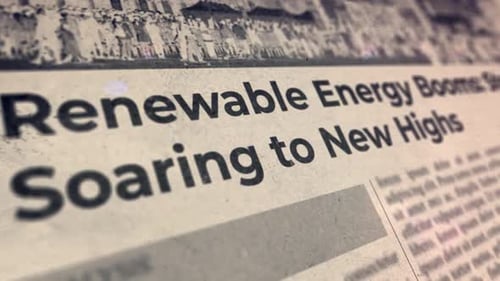 Retro Newspaper Article Text Reveal Animation