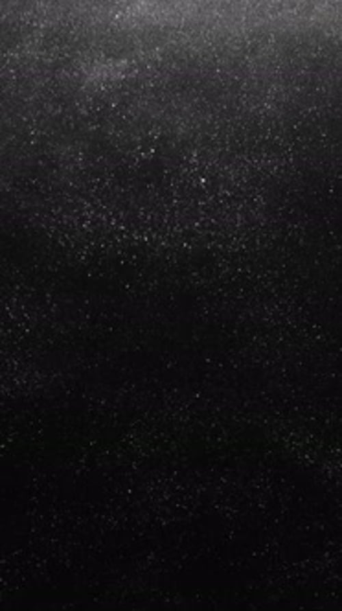 Polvo vertical flotante, noche, blanco como la nieve, negro oscuro