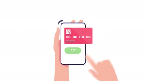 Teléfono con tarjeta de crédito y fondo de pago 4K