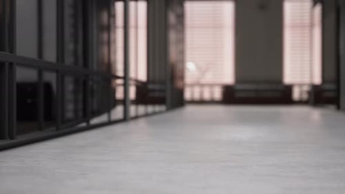 Interior of Modern Empty Office Building