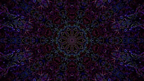 Abstract background moving stripes and flashing with shining light. Animation with circles