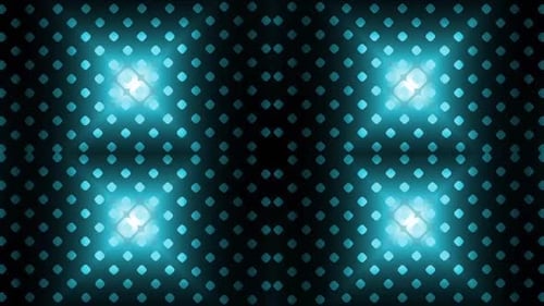 Dynamic blue pattern animation for modern digital display use