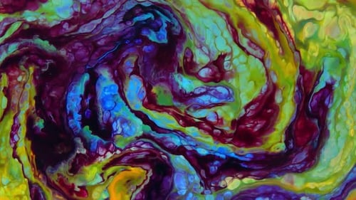 Colorful Abstract Fluid Motion Background