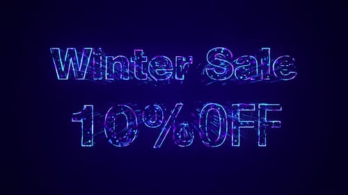 Animated Digital Text Reveal for Promotions