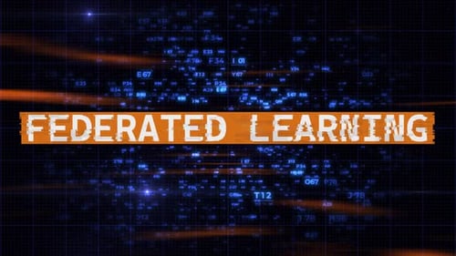 Futuristic Data Grid with Glitch Text Reveal