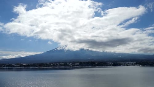 timelapse Fuji Mountain in Japan