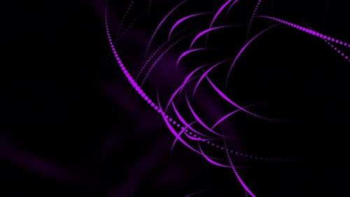 Glowing Particle Trails Background 4K