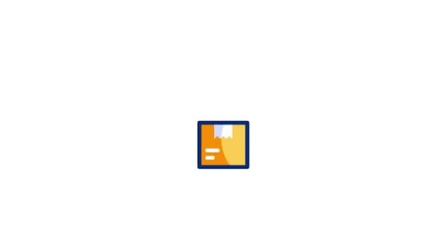 Flat Design Animated Box Opening Closing Package Reveal
