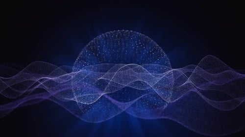 Tunnel technologique Lignes numériques Big Data Flux d'informations Matrice futuriste Concept futuriste