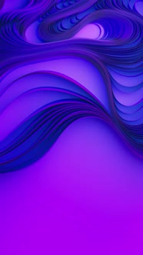 Fluid Abstract Purple Blue Wavy Lines Background