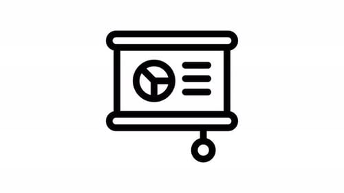 diagram line icon animation