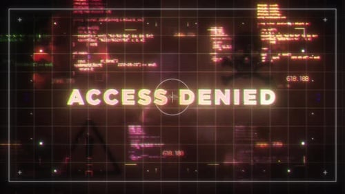 Access Denied Trendy Hacking And Cybersecurity Words