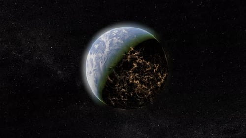 Earth in the Vastness of Space