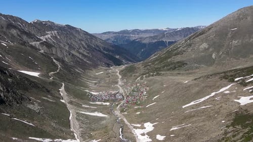 Drone Footage Of Mountain Villages