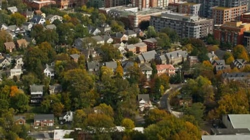 Cinematic And Beautiful View Of Washington DC Cityscape, USA
