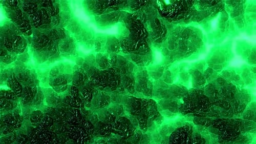 Abstract Fluid Green Energy Background Animation