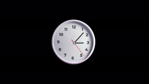 3D-Uhr-Animation