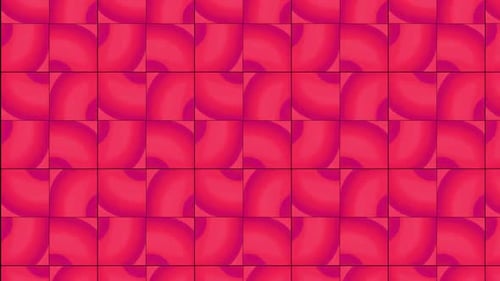 Geometric Abstract Rotating Squares Loop Background