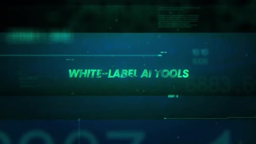 Digital Glitch Text Reveal Title Animation