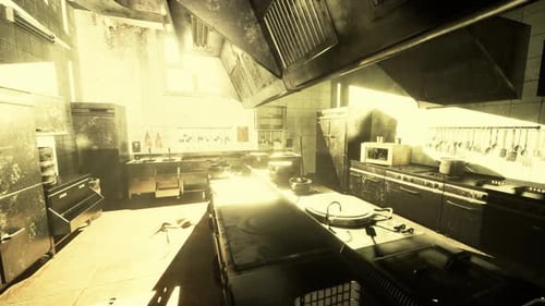 Old Kitchen of Abandoned House
