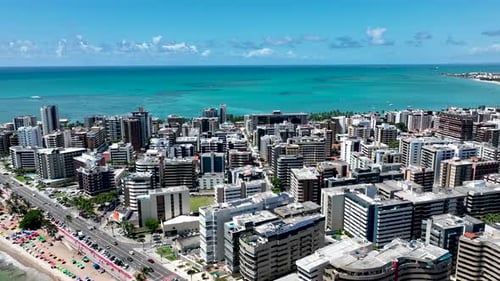 Ponta Verde Beach At Maceio In Alagoas Brazil.