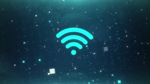 Wifi Security Icons Shield Cyber Key Lock Security