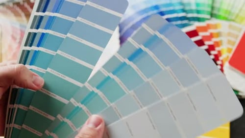Color Pallet Choosing the Color By Designer Furniture Real Estate or Construction Works Creative