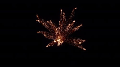 Abstract Particle Explosion Reveal